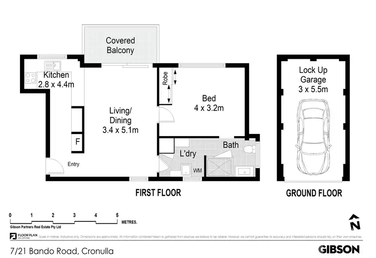 Floorplan of Homely apartment listing, 7/21 Bando Road, Cronulla NSW 2230