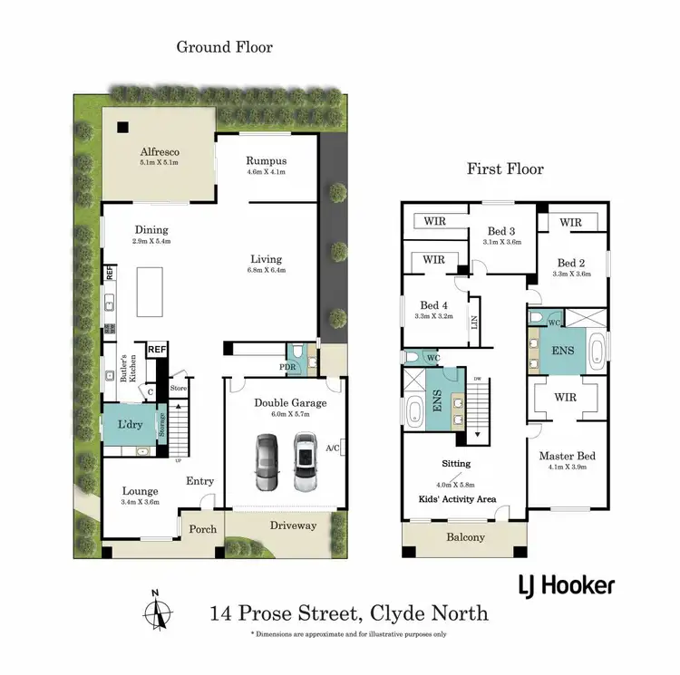 Floorplan of Homely house listing, 14 Prose Street, Clyde North VIC 3978