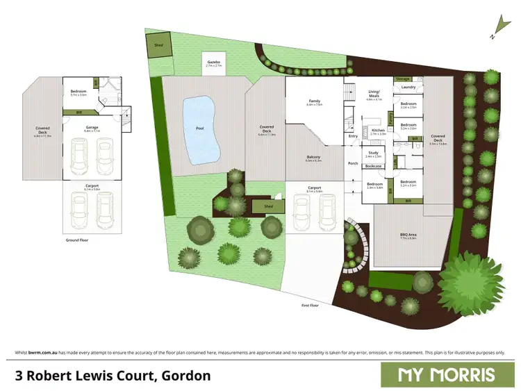 Floorplan of Homely house listing, 3 Robert Lewis Court, Gordon ACT 2906