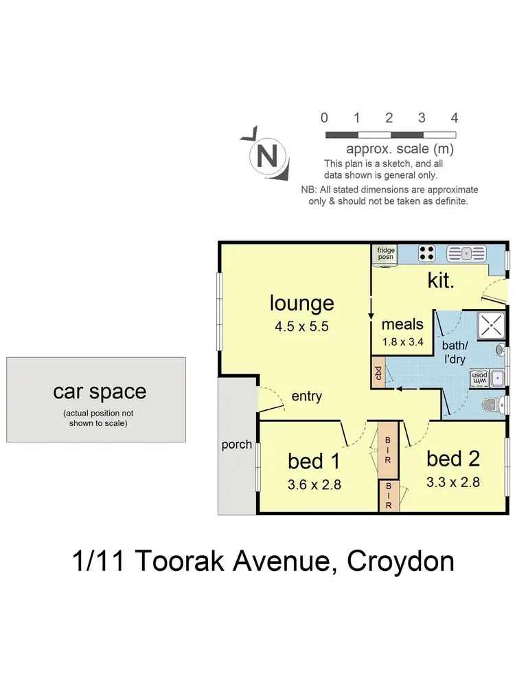Floorplan of Homely unit listing, 1/11 Toorak Avenue, Croydon VIC 3136
