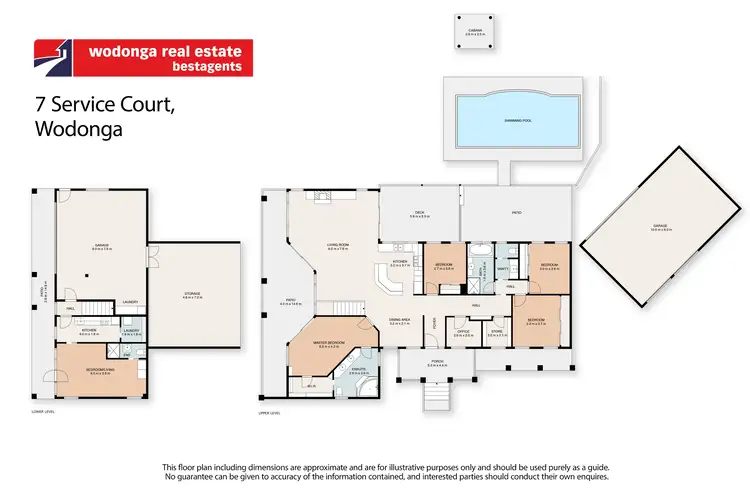 Floorplan of Homely house listing, 7 Service Court, Wodonga VIC 3690
