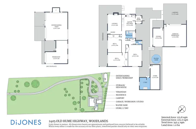 Floorplan of Homely house listing, 2405 Old Hume Highway, Woodlands NSW 2575