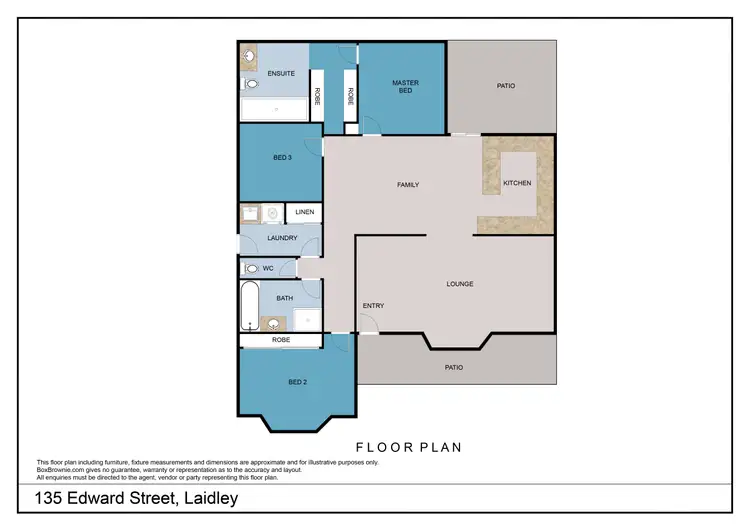 Floorplan of Homely house listing, 135 Edward Street, Laidley QLD 4341