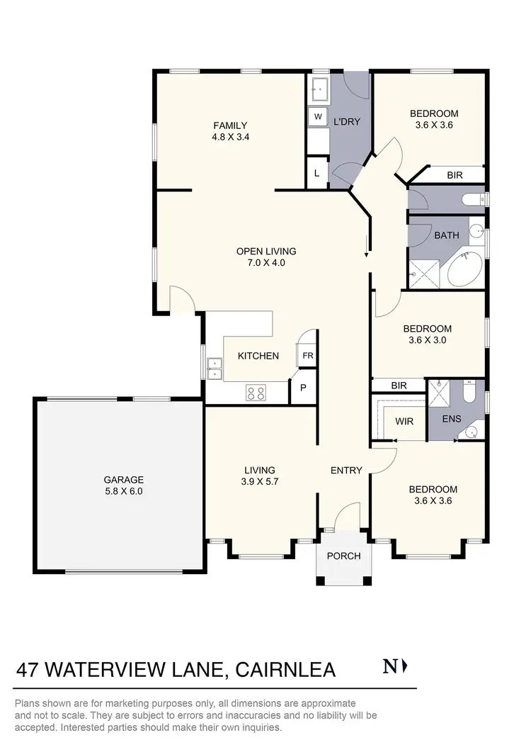 Floorplan of Homely house listing, 47 Waterview Lane, Cairnlea VIC 3023