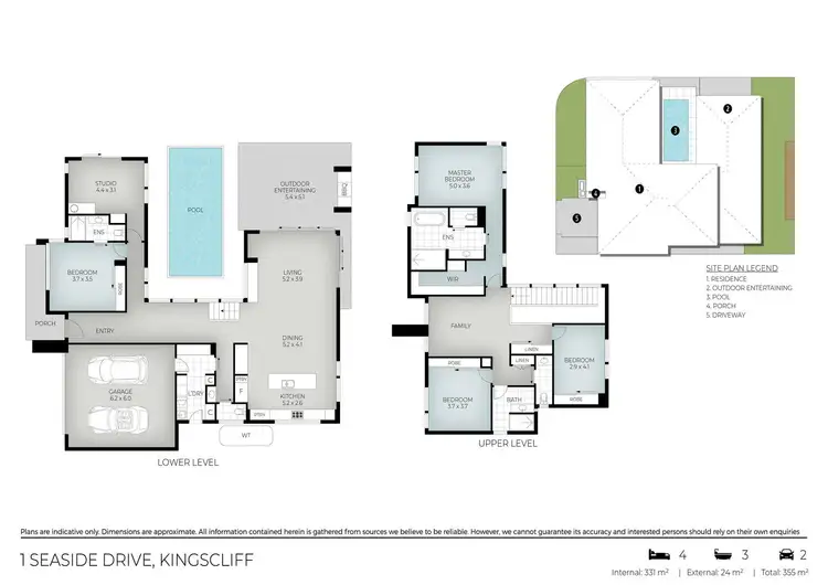 Floorplan of Homely house listing, 1 Seaside Drive, Kingscliff NSW 2487