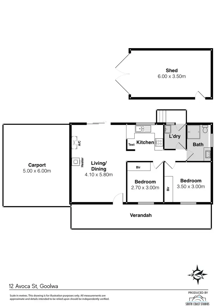 Floorplan of Homely house listing, 12 Avoca Street, Goolwa SA 5214