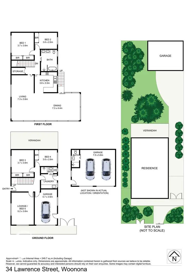 Floorplan of Homely house listing, 34 Lawrence Street, Woonona NSW 2517