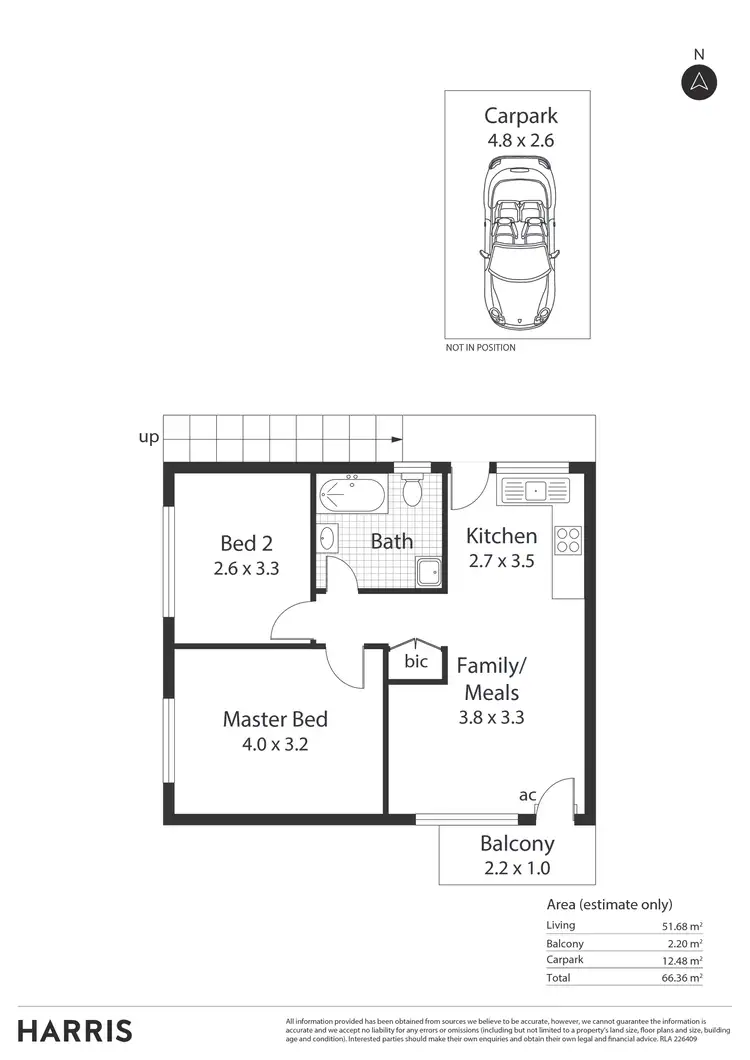 Floorplan of Homely unit listing, 4/34 Floriedale Road, Greenacres SA 5086