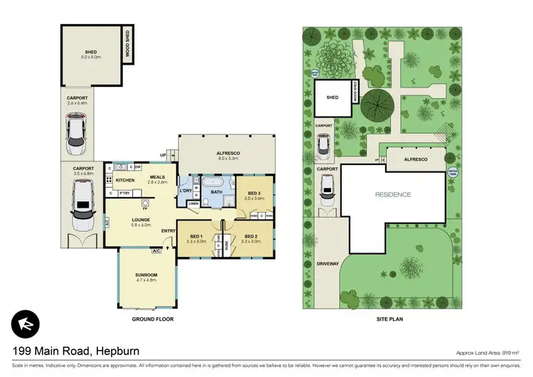 Floorplan of Homely house listing, 199 Main Road, Hepburn VIC 3461