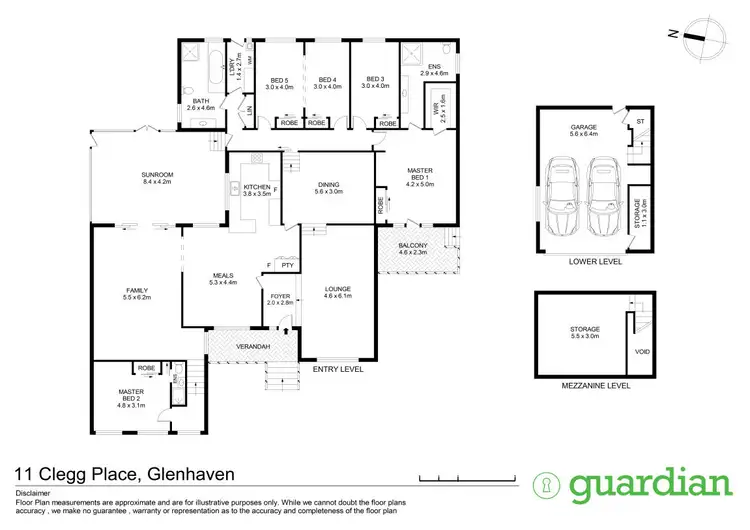 Floorplan of Homely house listing, 11 Clegg Place, Glenhaven NSW 2156