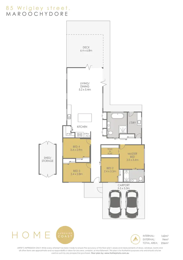 Floorplan of Homely house listing, 85 Wrigley Street, Maroochydore QLD 4558