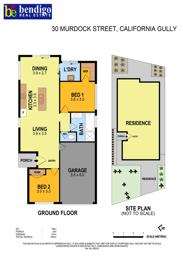 Floorplan of Homely house listing, 30 Murdock Street, California Gully VIC 3556