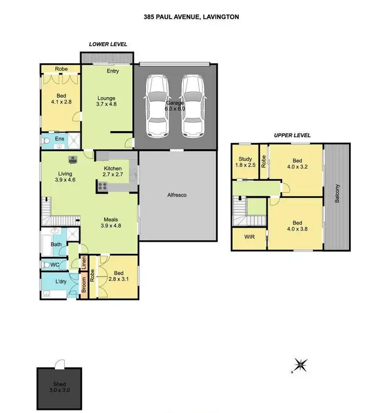 Floorplan of Homely house listing, 385 Paul Avenue, Lavington NSW 2641