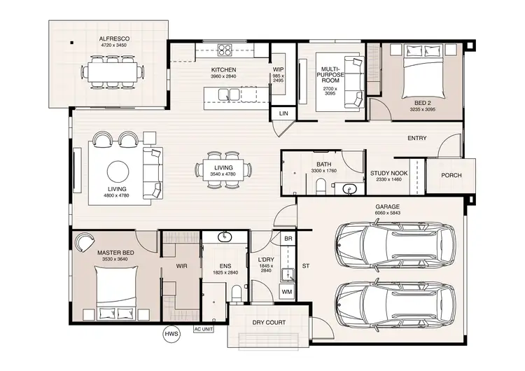 Floorplan of Homely retirement listing, Enclave/673 Cleveland Redland Bay Road, Victoria Point QLD 4165