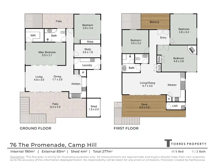 Floorplan of Homely house listing, 76 The Promenade, Camp Hill QLD 4152