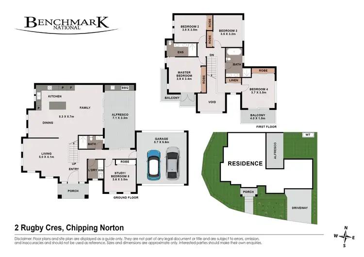 Floorplan of Homely house listing, 2 Rugby Crescent, Chipping Norton NSW 2170