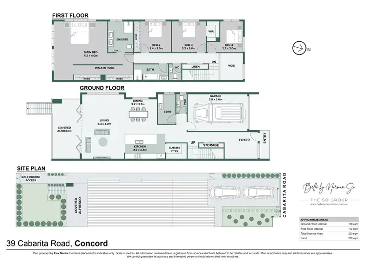 Floorplan of Homely semi-detached listing, 39 Cabarita Road, Concord NSW 2137