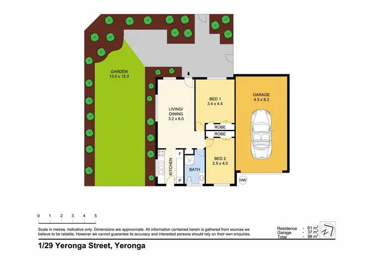 Floorplan of Homely unit listing, 1/29 Yeronga Street, Yeronga QLD 4104