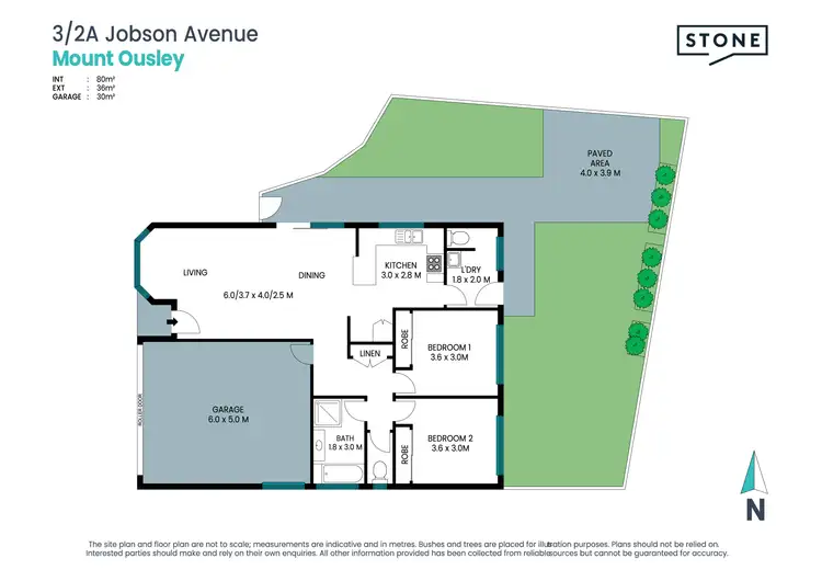 Floorplan of Homely villa listing, 3/2A Jobson Avenue, Mount Ousley NSW 2519