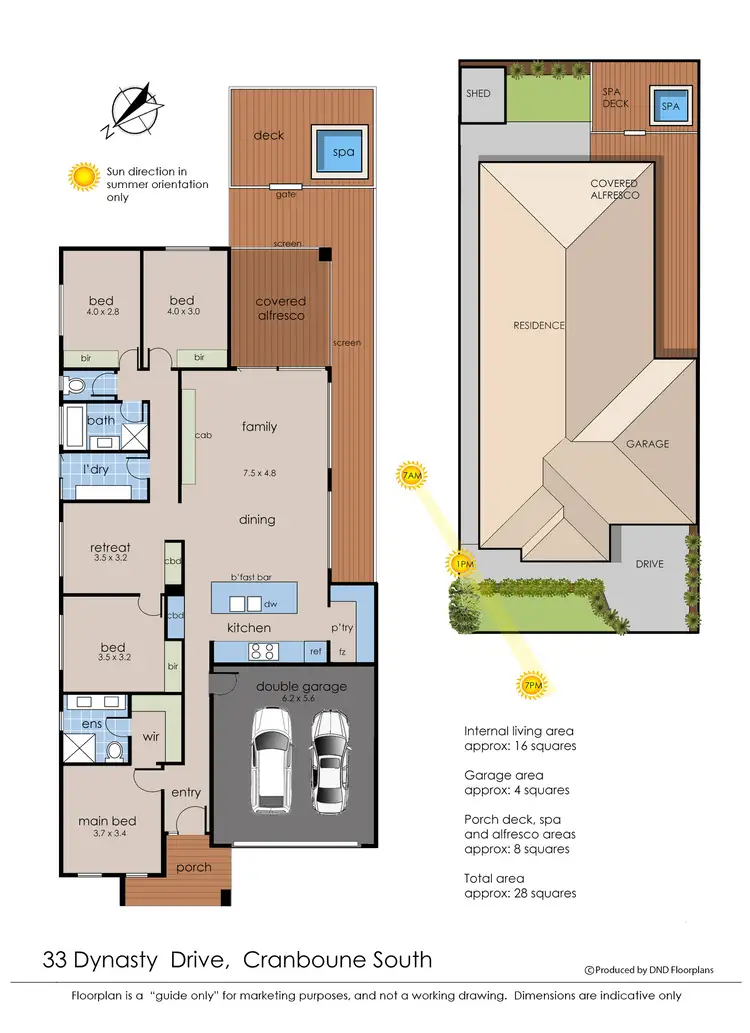 Floorplan of Homely house listing, 33 Dynasty Drive, Cranbourne South VIC 3977