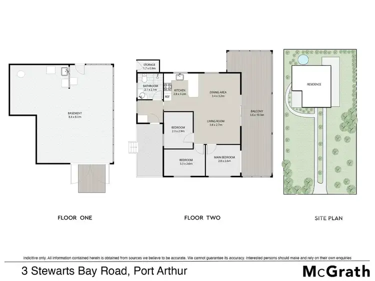 Floorplan of Homely house listing, 3 Stewarts Bay Road, Port Arthur TAS 7182
