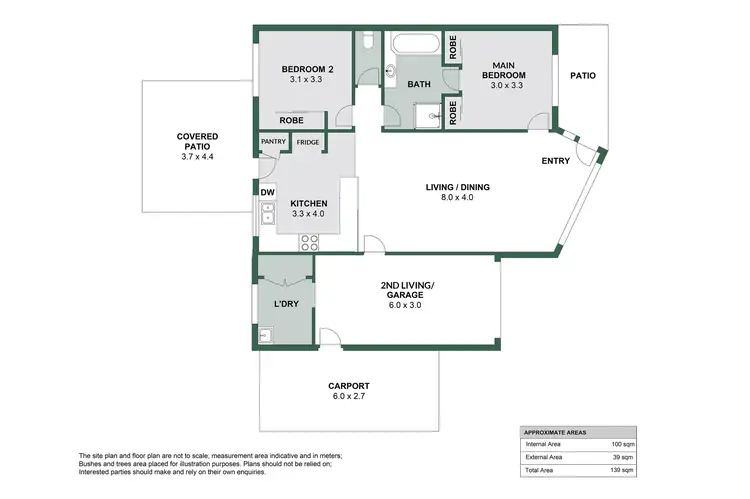 Floorplan of Homely townhouse listing, 10/81 Sylvan Beach Esplanade, Bellara QLD 4507