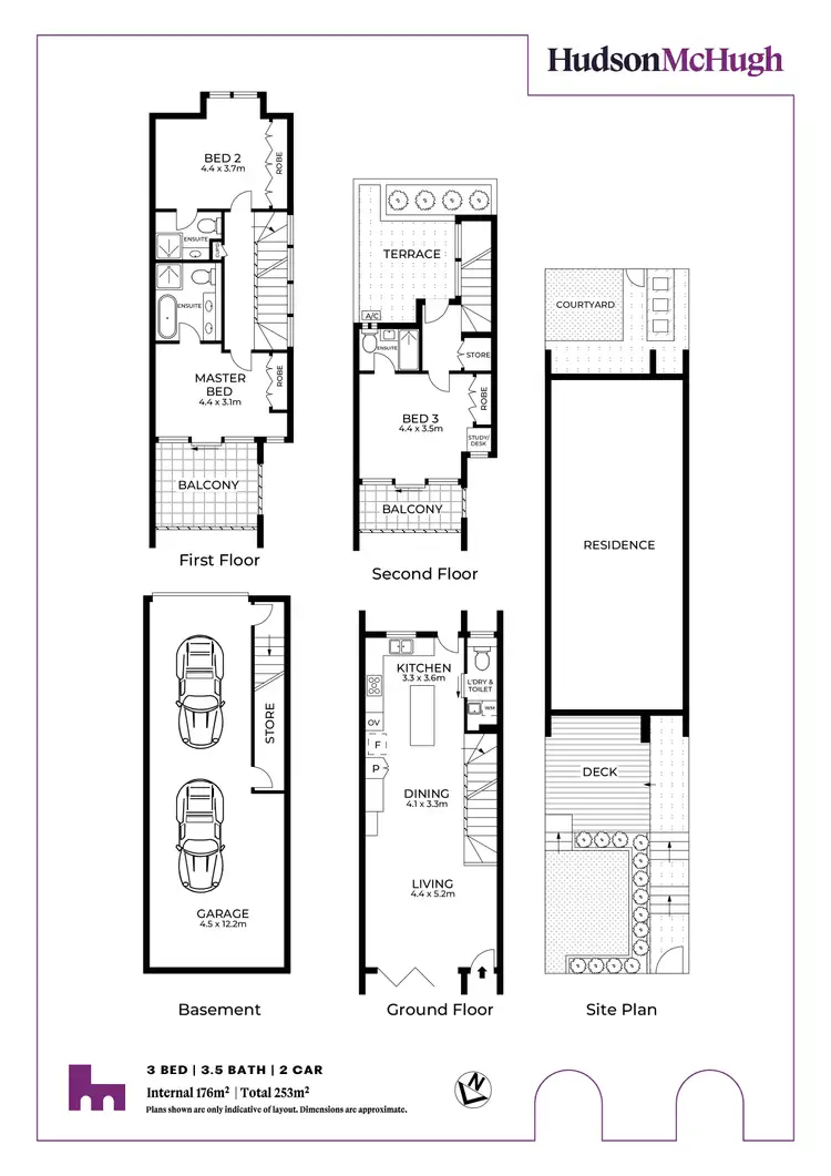 Floorplan of Homely townhouse listing, 3/3 Ormond Street, Ashfield NSW 2131