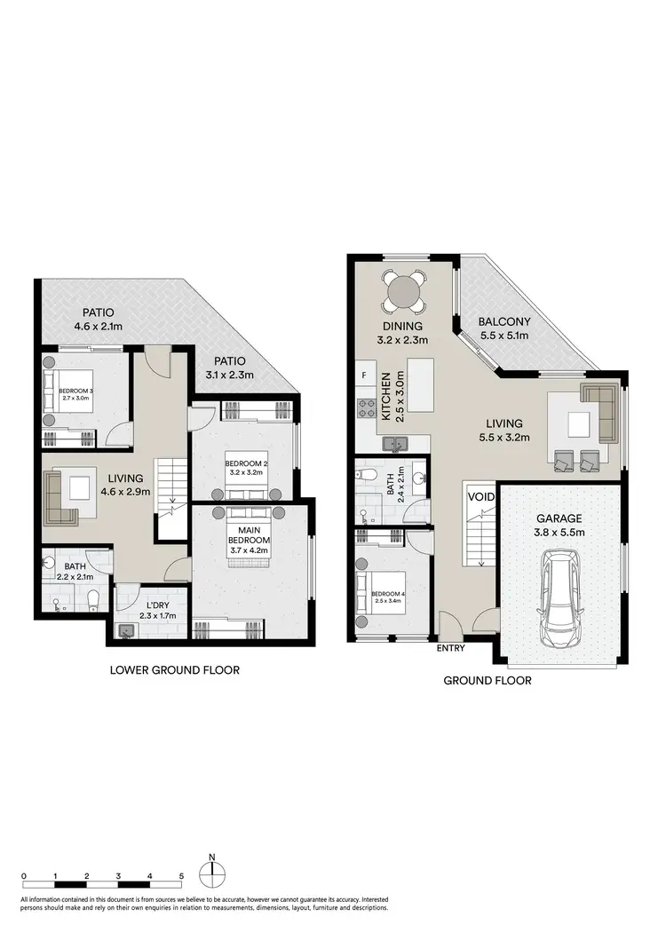 Floorplan of Homely townhouse listing, 9/5 Wascoe Street, Leura NSW 2780