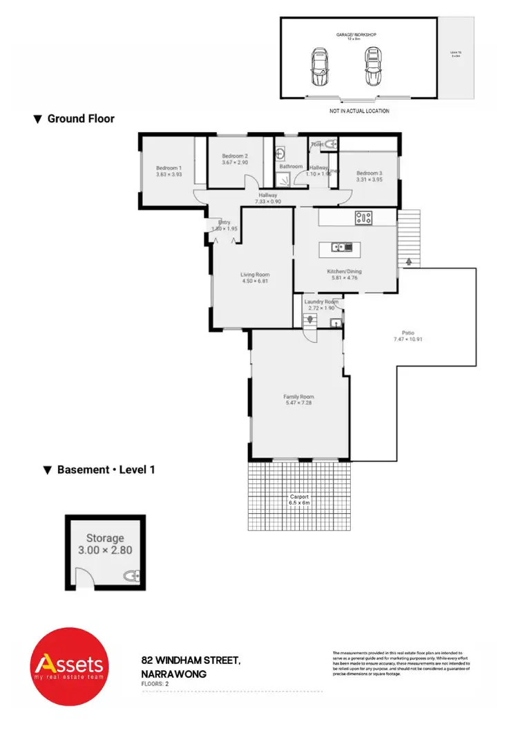 Floorplan of Homely house listing, 82 Windham Street, Narrawong VIC 3285