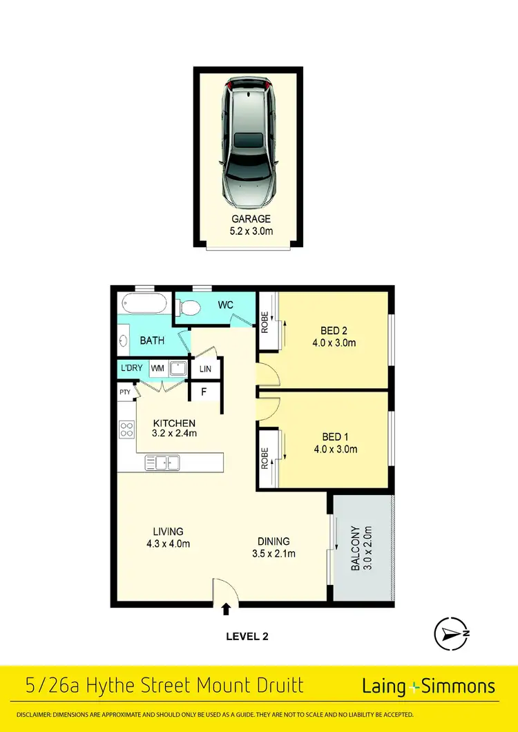 Floorplan of Homely unit listing, 5/26a Hythe Street, Mount Druitt NSW 2770