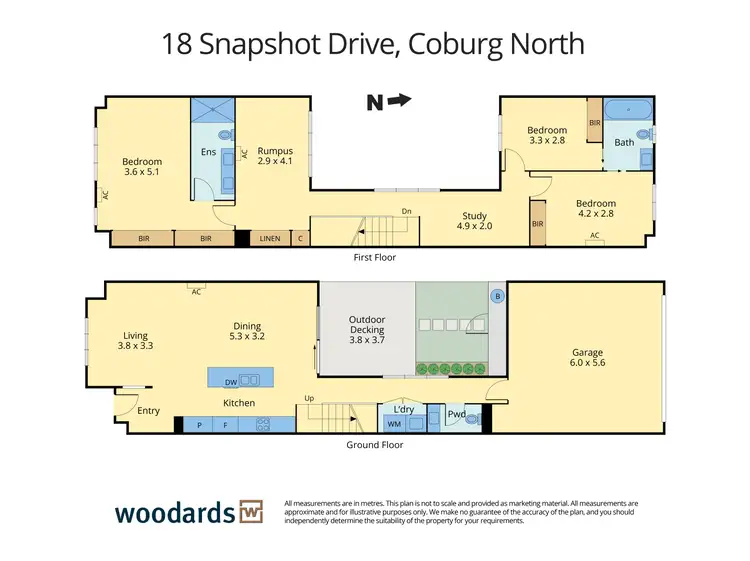 Floorplan of Homely house listing, 18 Snapshot Drive, Coburg North VIC 3058