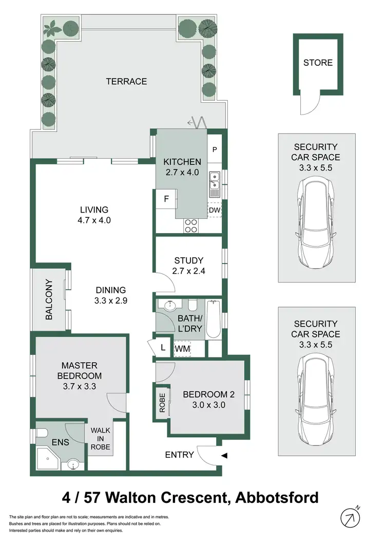 Floorplan of Homely apartment listing, 4/57 Walton Crescent, Abbotsford NSW 2046