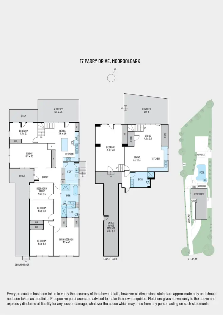 Floorplan of Homely house listing, 17 Parry Drive, Mooroolbark VIC 3138