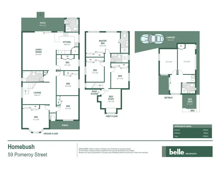 Floorplan of Homely house listing, 59 Pomeroy Street, Homebush NSW 2140