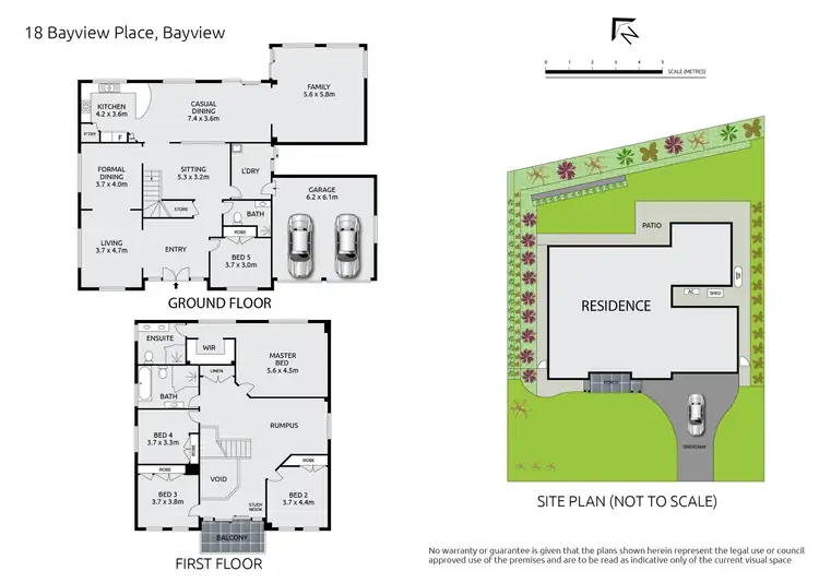 Floorplan of Homely house listing, 18 Bayview Place, Bayview NSW 2104