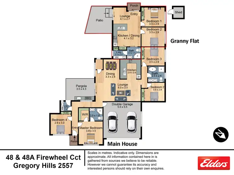 Floorplan of Homely house listing, 48/48B Firewheel Circuit, Gregory Hills NSW 2557