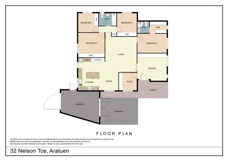Floorplan of Homely house listing, 32 Nelson Terrace, Araluen NT 870