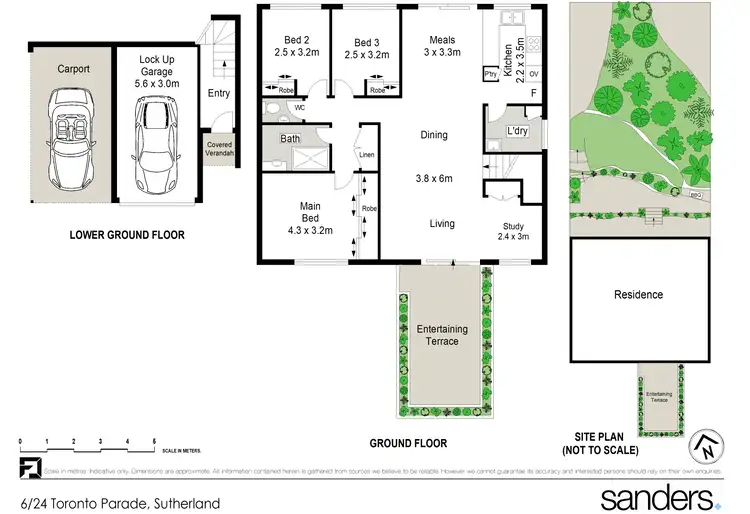 Floorplan of Homely townhouse listing, 6/24 Toronto Parade, Sutherland NSW 2232