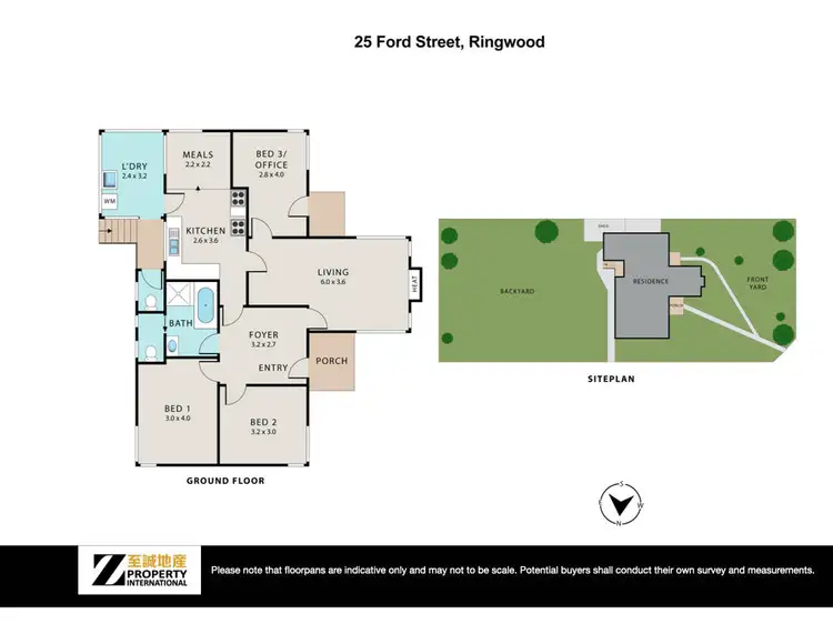 Floorplan of Homely house listing, 25 Ford Street, Ringwood VIC 3134