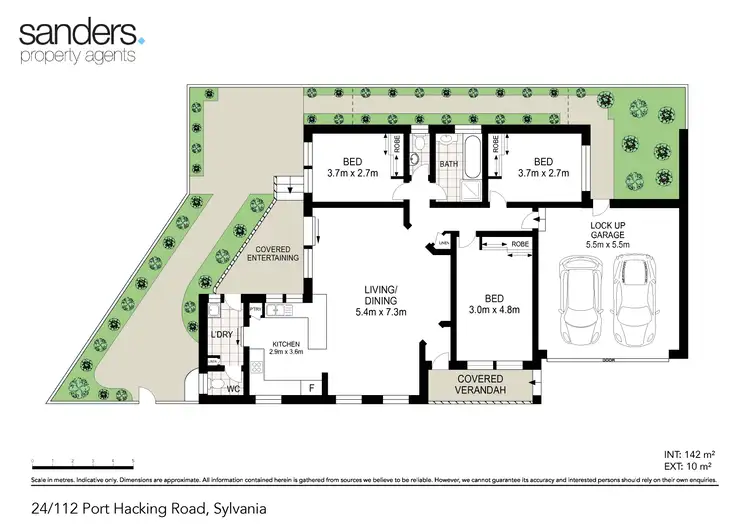 Floorplan of Homely villa listing, 24/112-118 Port Hacking Road, Sylvania NSW 2224