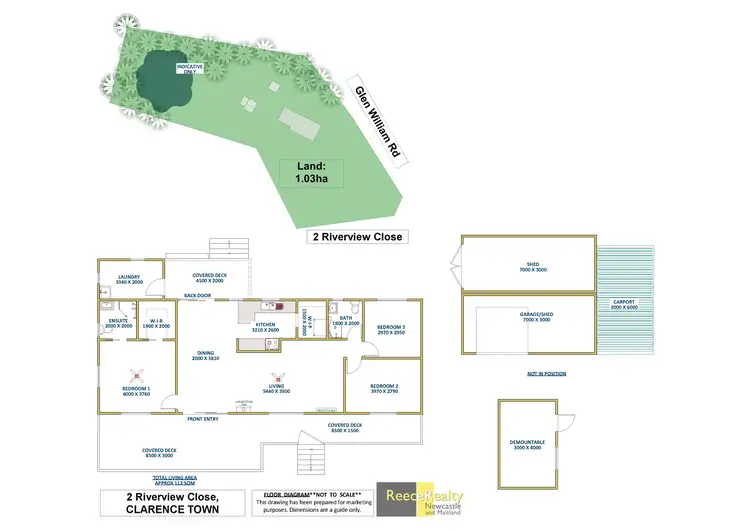 Floorplan of Homely rural property listing, 2 Riverview Close, Clarence Town NSW 2321