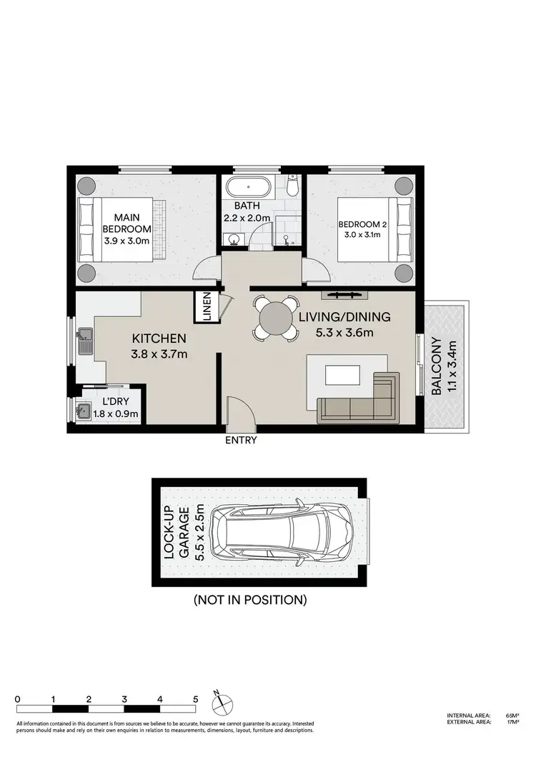 Floorplan of Homely unit listing, 53/91A Longfield Street, Cabramatta NSW 2166