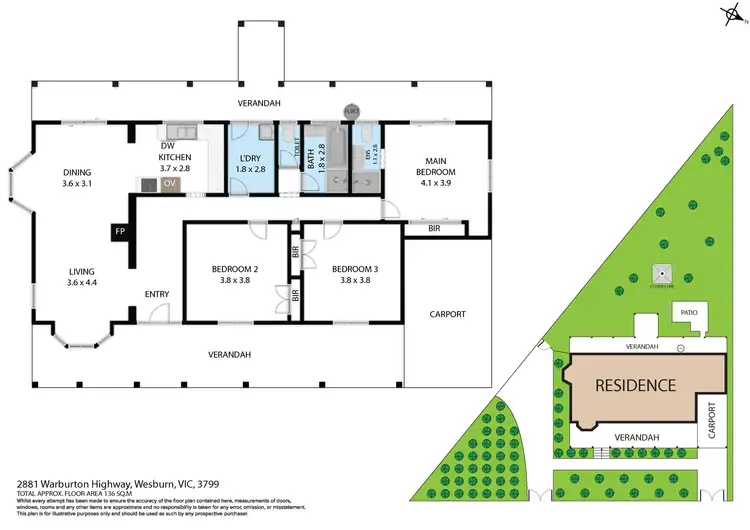 Floorplan of Homely house listing, 2881 Warburton Highway, Wesburn VIC 3799