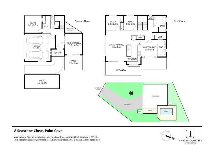 Floorplan of Homely house listing, 8 Seascape Close, Palm Cove QLD 4879