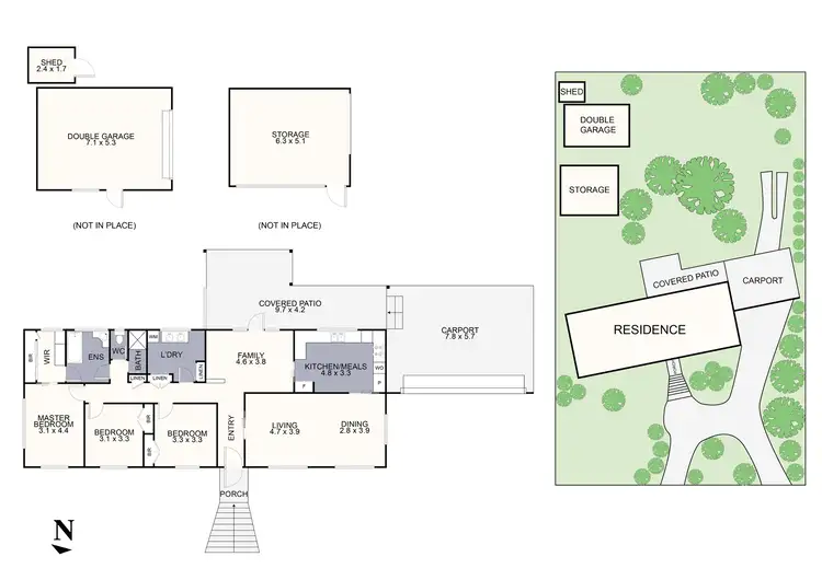 Floorplan of Homely house listing, 8 Greenwood Lane, Mooroolbark VIC 3138
