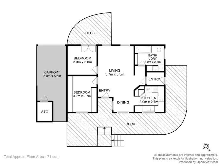 Floorplan of Homely house listing, 25-27 Kestie Avenue, Port Arthur TAS 7182