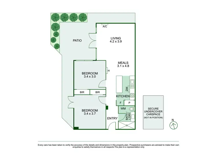 Floorplan of Homely apartment listing, 1/24 Grandview Grove, Prahran VIC 3181