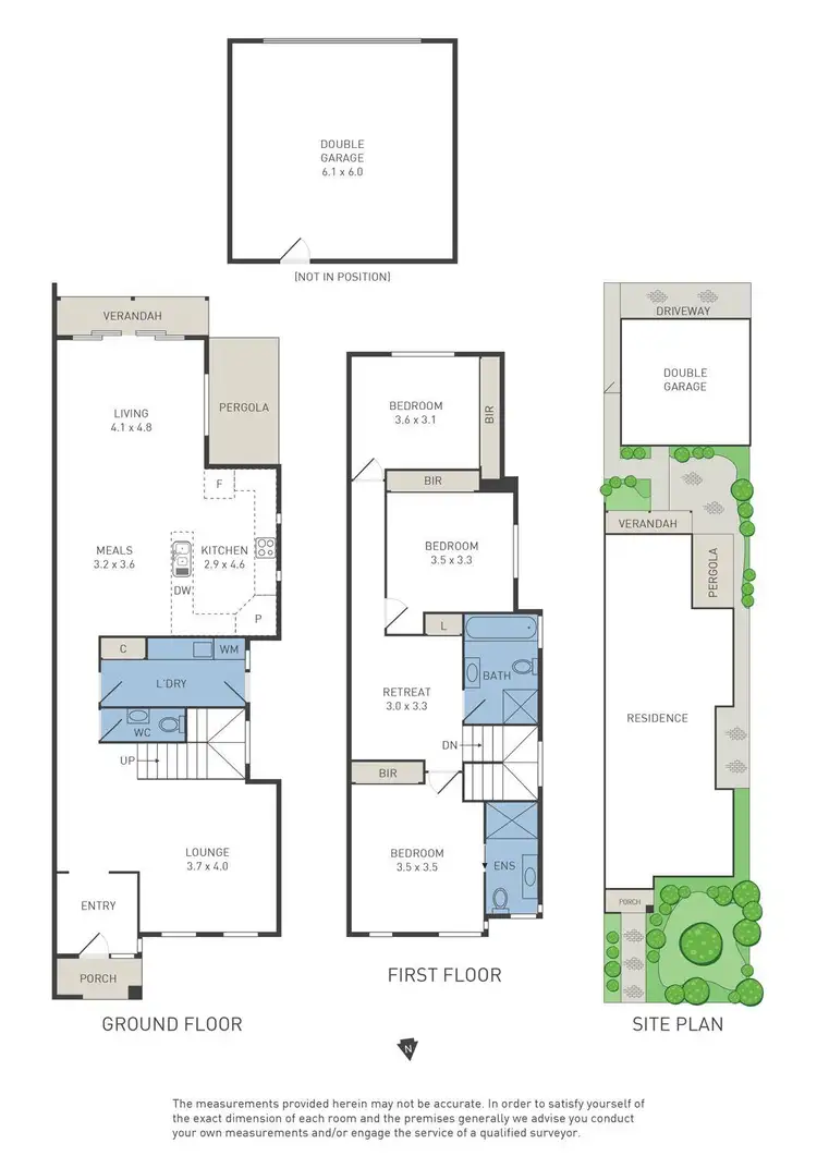 Floorplan of Homely house listing, 1/1 Norman Grove, Werribee South VIC 3030