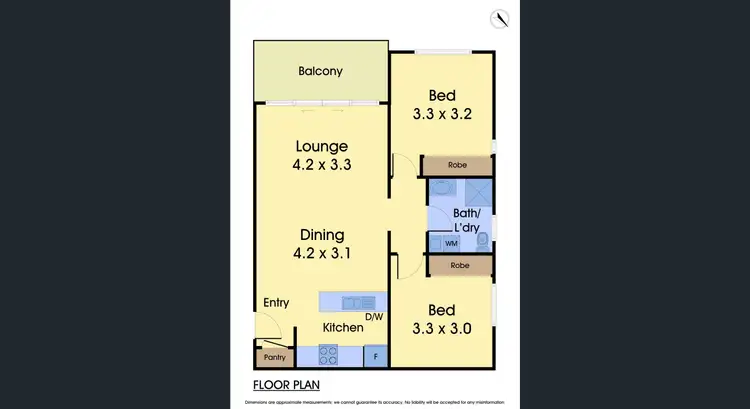 Floorplan of Homely apartment listing, 201/40 Rowell Drive, Mernda VIC 3754