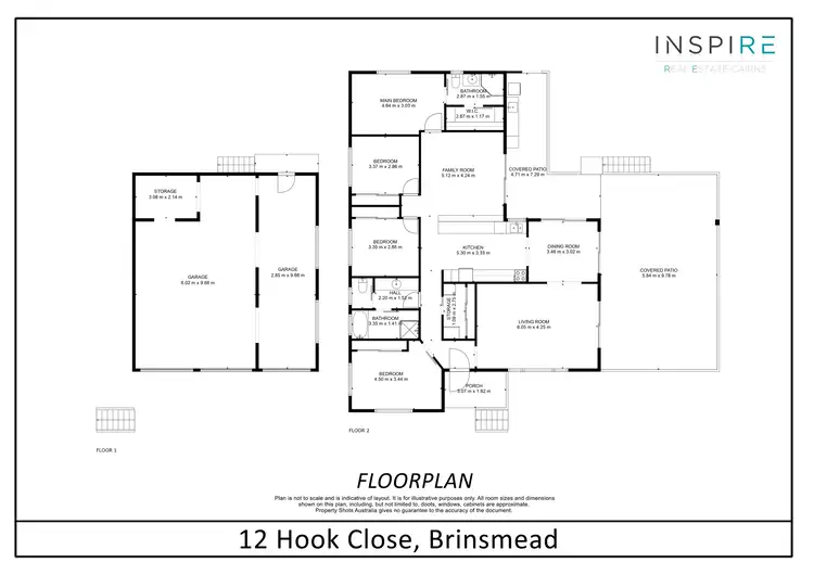 Floorplan of Homely house listing, 12 Hook Close, Brinsmead QLD 4870